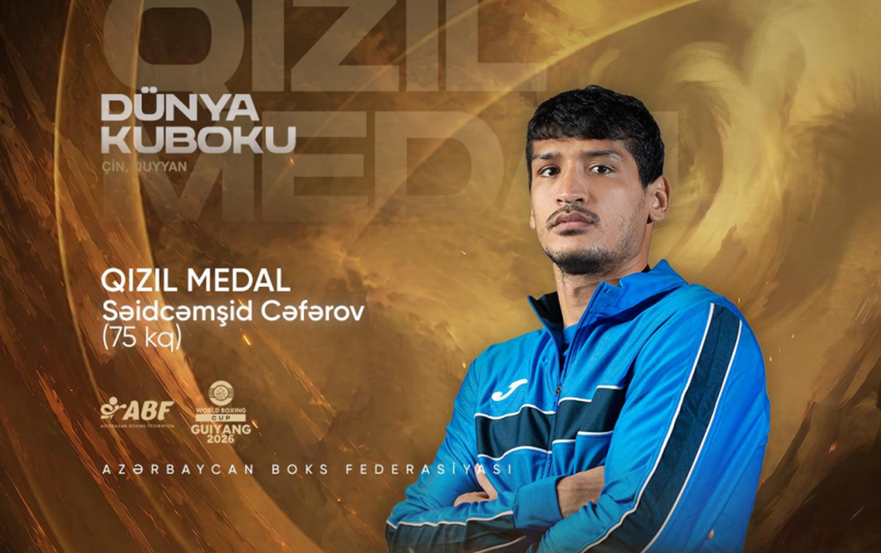 Boksçumuz Dünya Kubokunda qızıl medal qazandı - FOTO