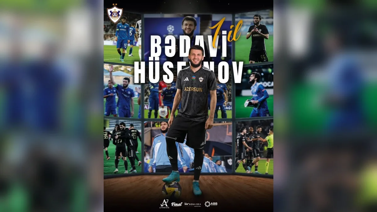 "Qarabağ" Bədavi Hüseynovla müqavilə müddətini uzadıb