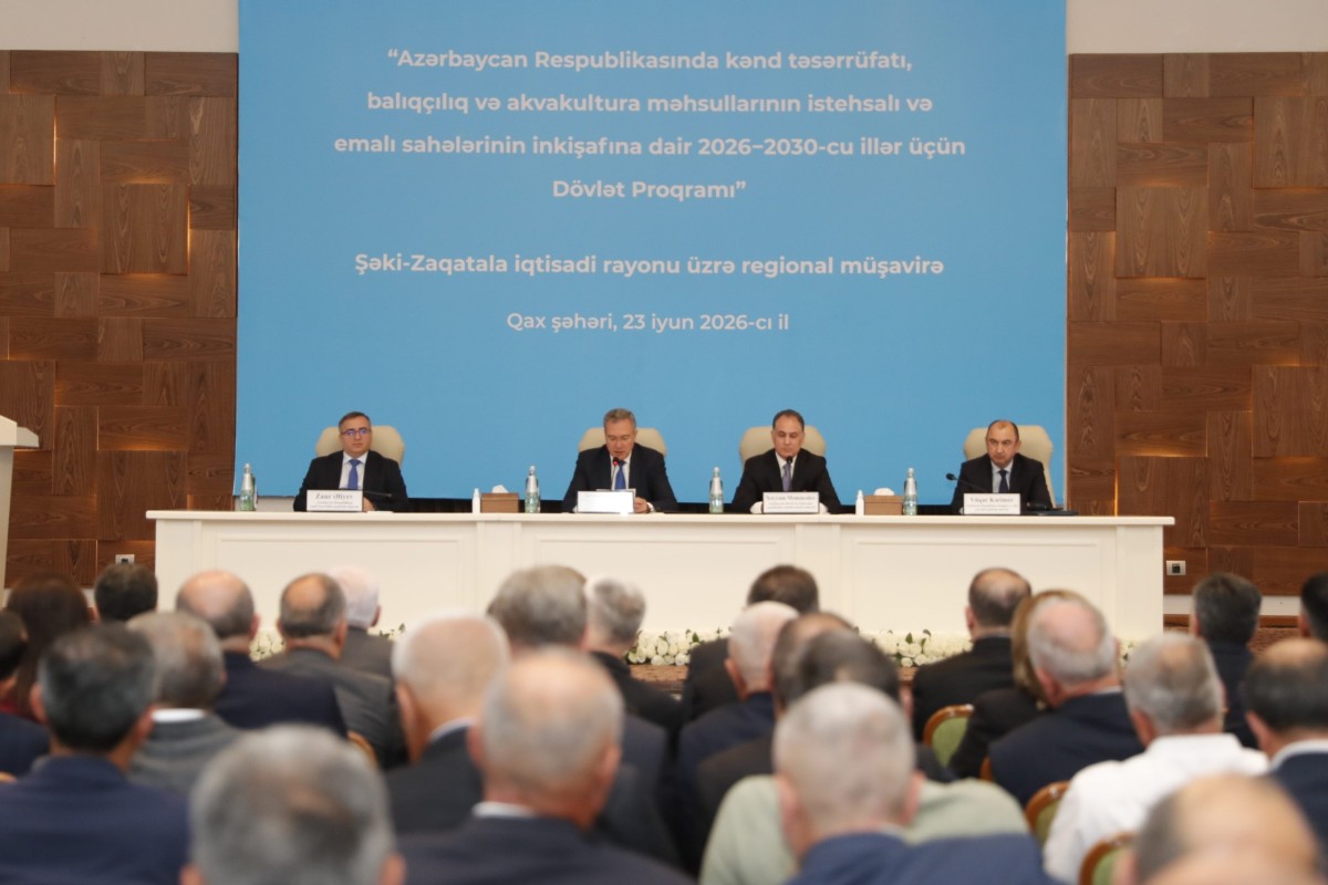 Aqrar sahədə Dövlət Proqramı: Qaxda regional müşavirə keçirilib - YENİLƏNİB