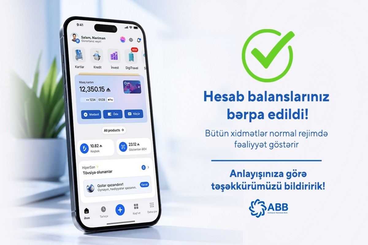 Müştərilərin pulları hesaba qaytarıldı - YENİ AÇIQLAMA