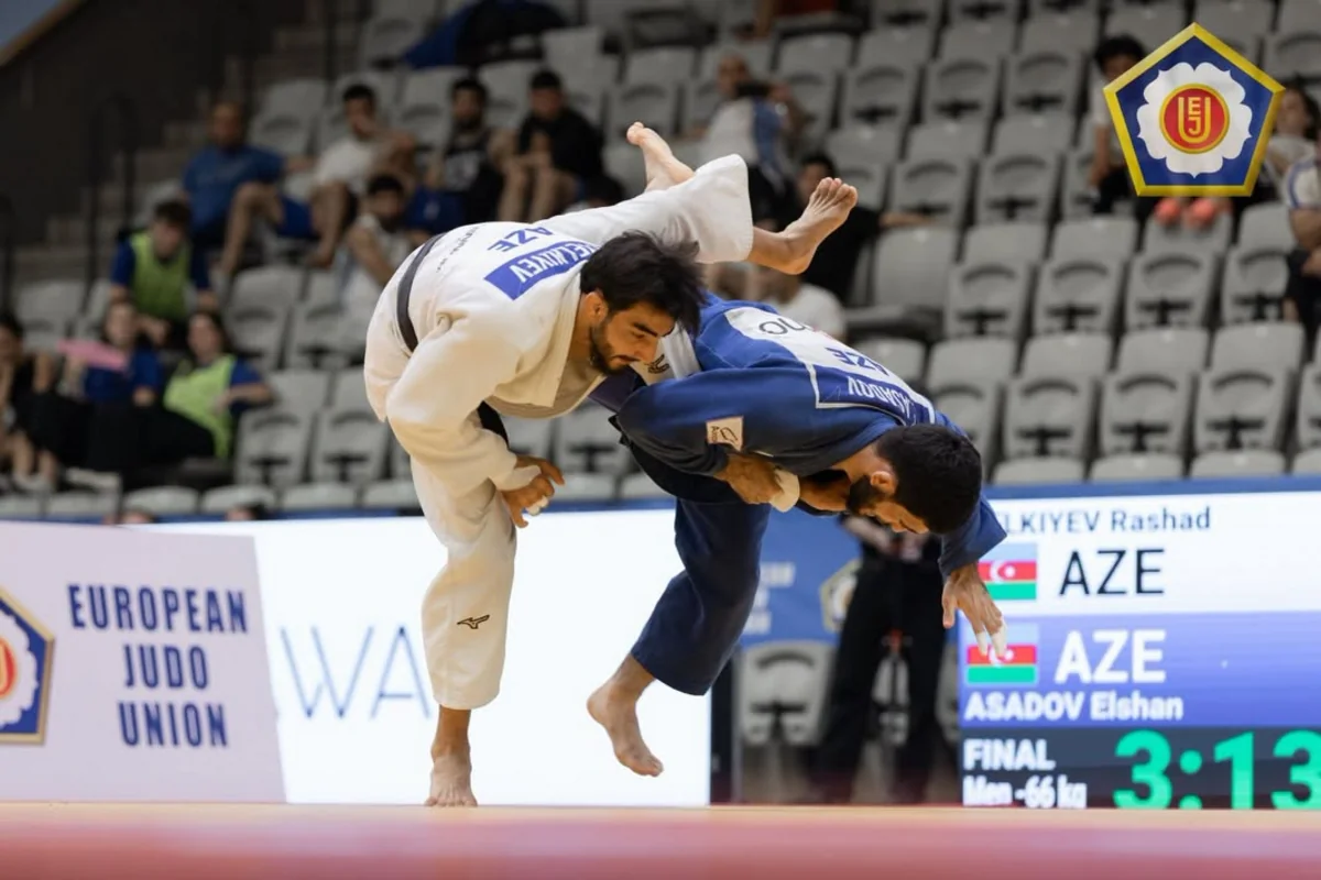 Azərbaycan cüdoçuları ilk gün üç medal qazandı - FOTOLAR