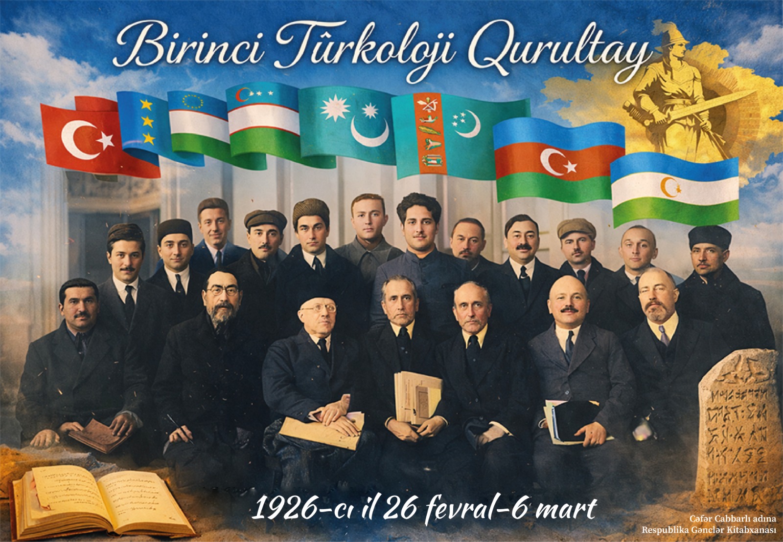 100 il əvvəl Bakıdakı Birinci Türkoloji Qurultay: İştirakçılar, müzakirələr, qərarlar - FOTOLAR
