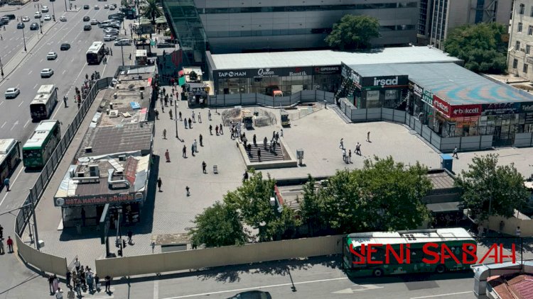Nərimanovda bu obyektlər sökülür - FOTOLAR