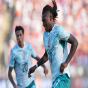 Portuqaliya millisinin futbolçusu rəqibinin üzünə zərbə endirib
