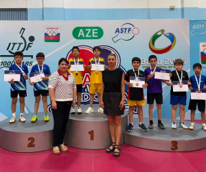 Stolüstü tennis üzrə Respublika birinciliyinin qalibləri müəyyənləşib - FOTOLAR