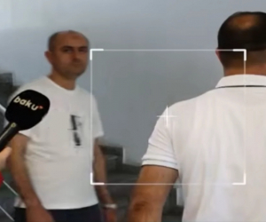 Kameranı görüb qaçdılar: Tibb mərkəzində nə baş verir? - VİDEO