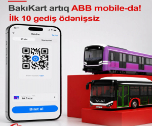 “BakıKart” QR ödənişi artıq “ABB mobile”-də: İlk 10 gediş...