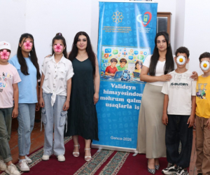 “Valideyn himayəsindən məhrum qalmış uşaqlarla iş” layihəsinin yeddinci təlimi keçirilib