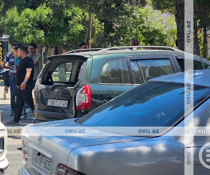 Sumqayıtda avtomobilin vurduğu piyadanın vəziyyəti ağırdır - FOTOLAR