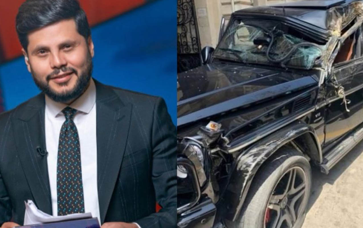 Aparıcı Zaur Kamal avtomobil qəzasına düşüb