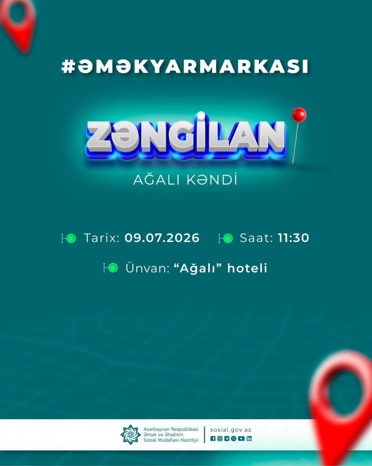 Ağalı kəndində növbəti əmək yarmarkası keçiriləcək