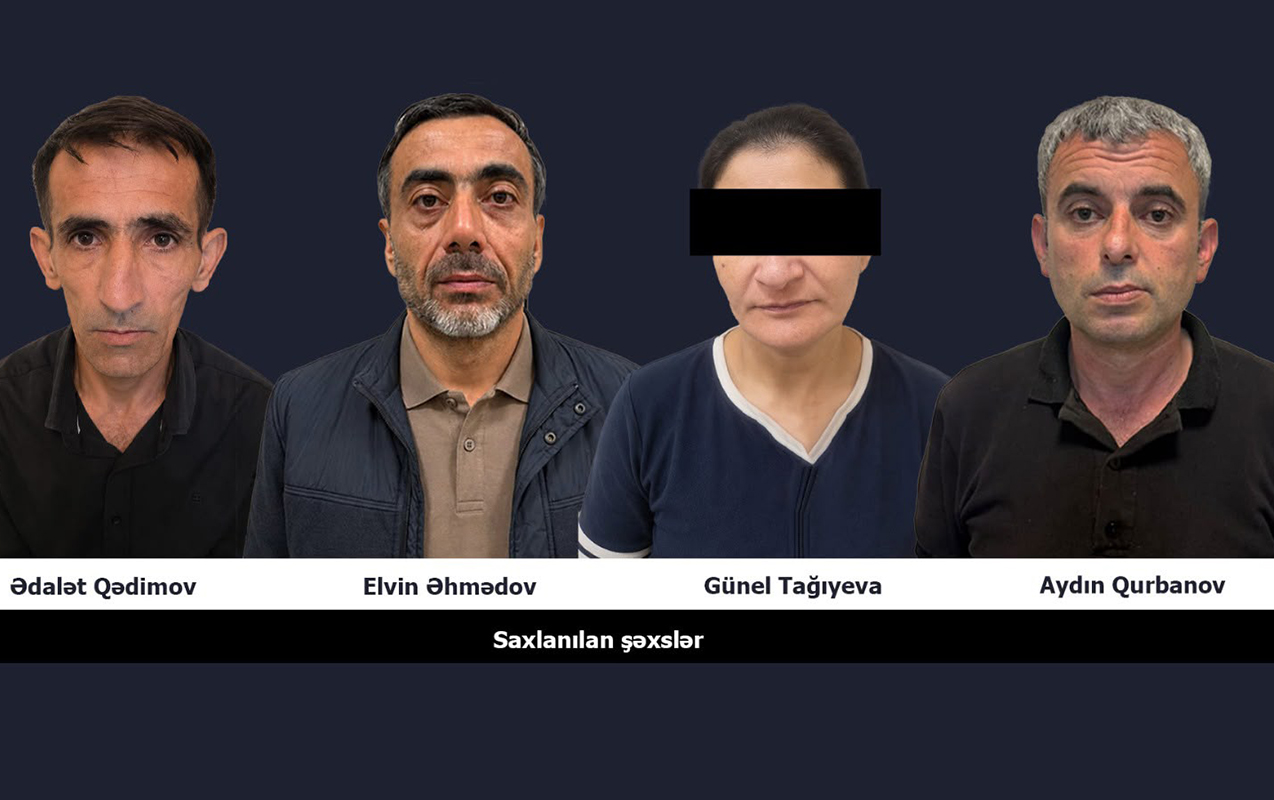 Nəsimidə 4 nəfərdən 70 kiloqram narkotik götürüldü - VİDEO