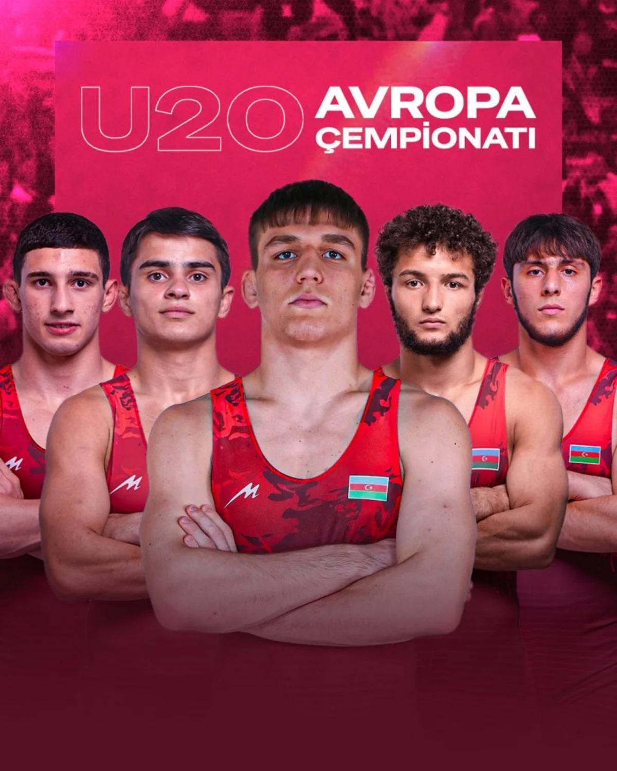 Azərbaycan güləşçiləri Skopyedə keçirilən U-20 Avropa çempionatını 5 medalla başa vurublar