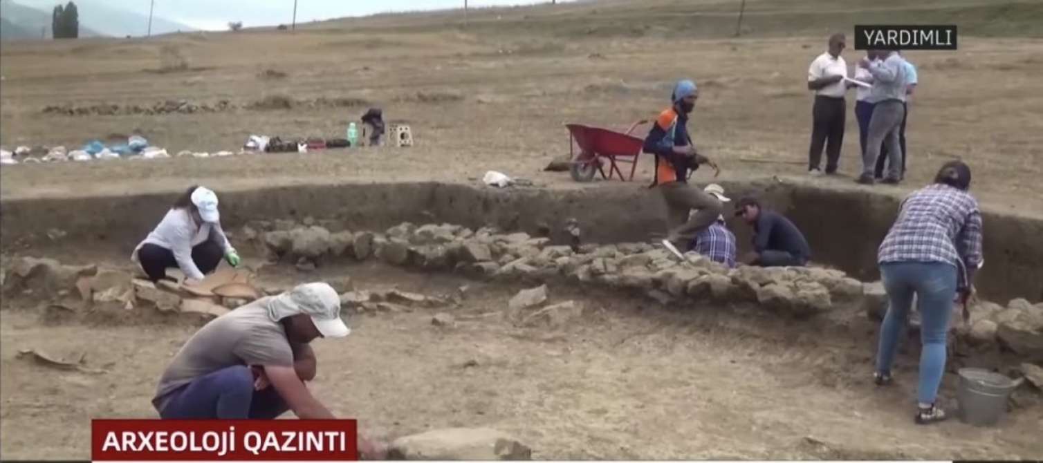 Yardımlıda 2 min illik tarixə malik qədim tikilinin qalıqları tapıldı - VİDEO