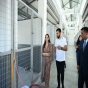 Leyla Əliyeva Yevlaxda Sahibsiz Heyvanlara Qayğı Mərkəzinin regional bölməsinin açılışında iştirak edib