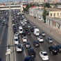 Bakının bir sıra yollarında tıxac yaranıb
